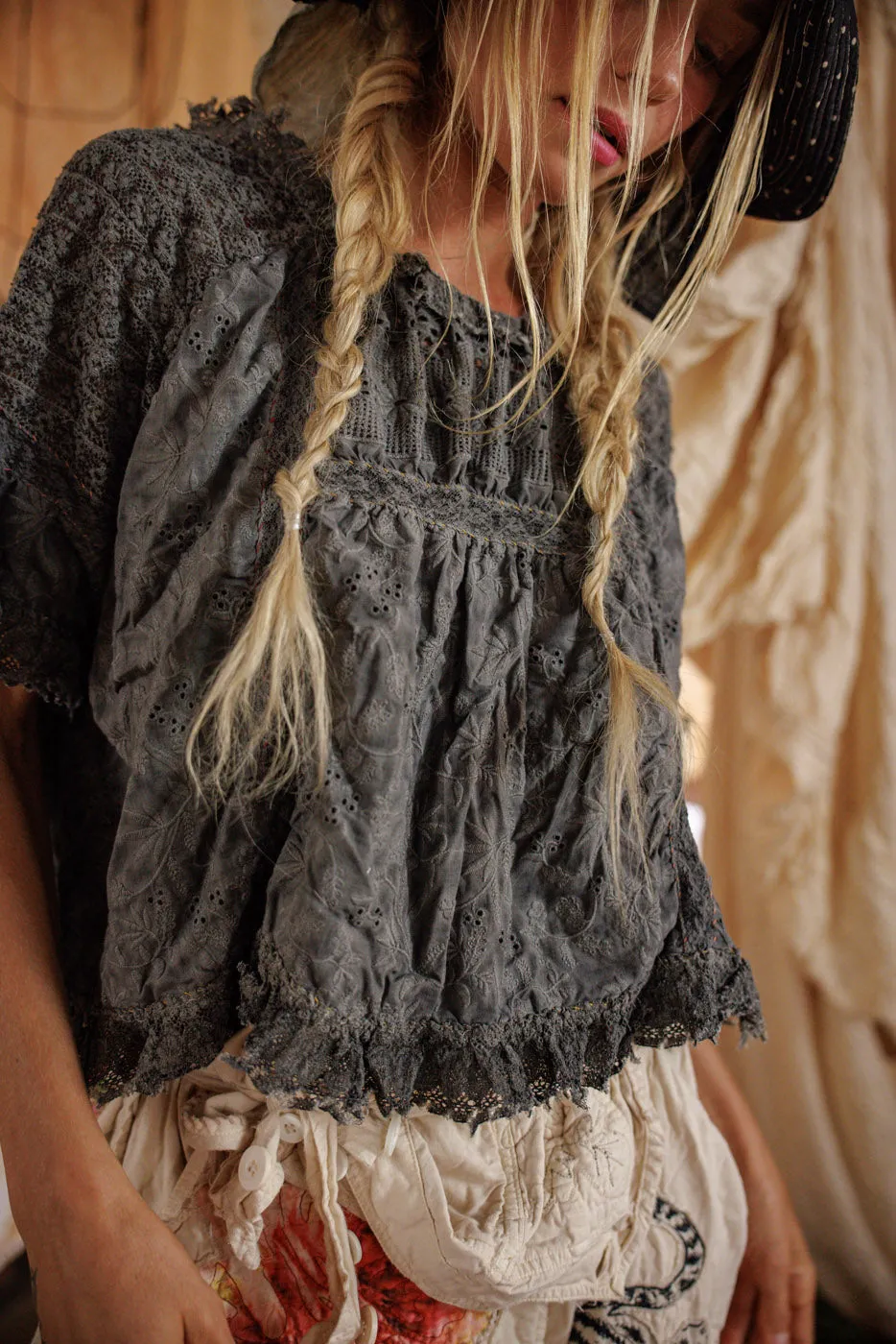 Lace Work Gabriella Blouse sold by Magnolia Pearl product image thumbnail 5