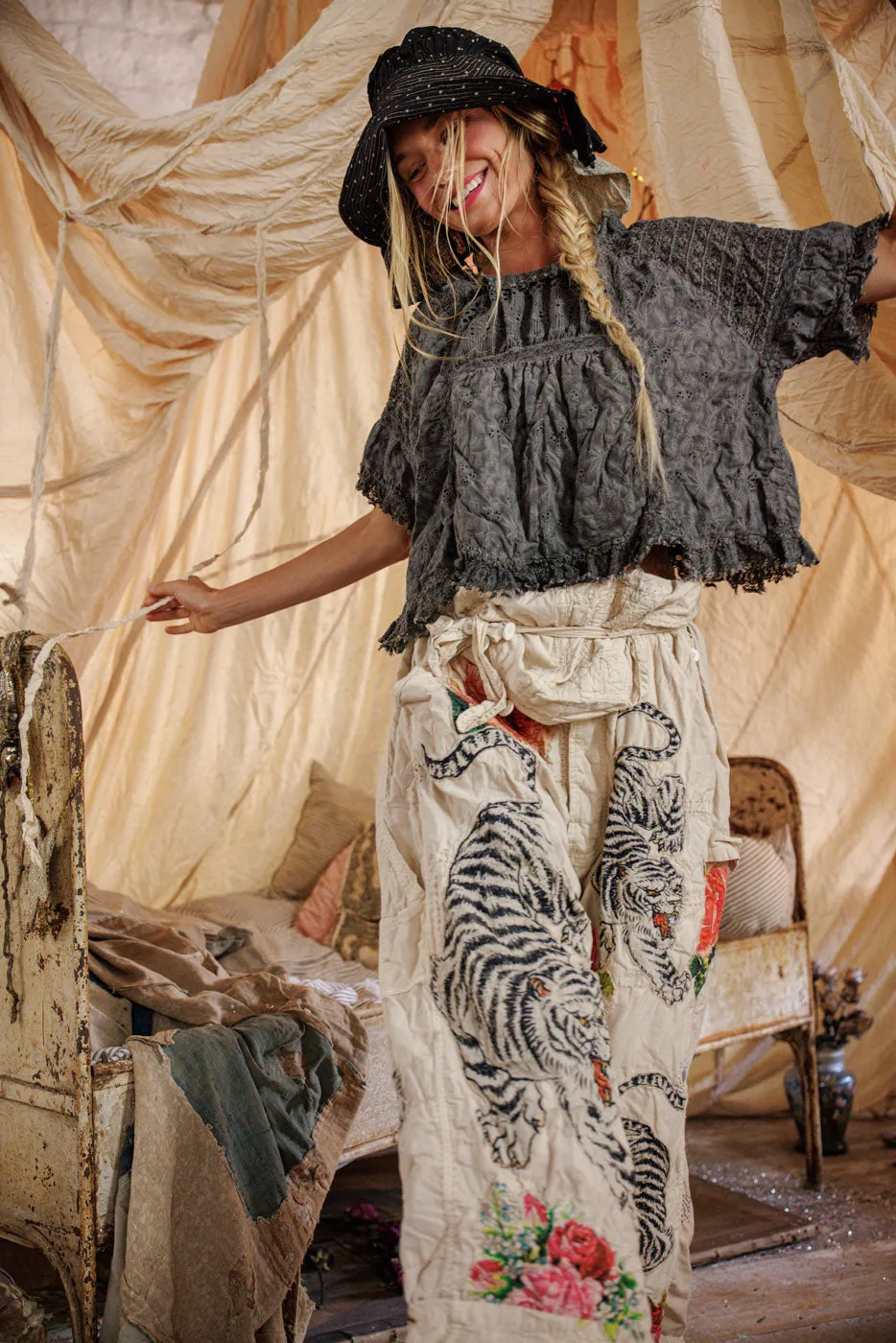 Lace Work Gabriella Blouse sold by Magnolia Pearl product image thumbnail 3