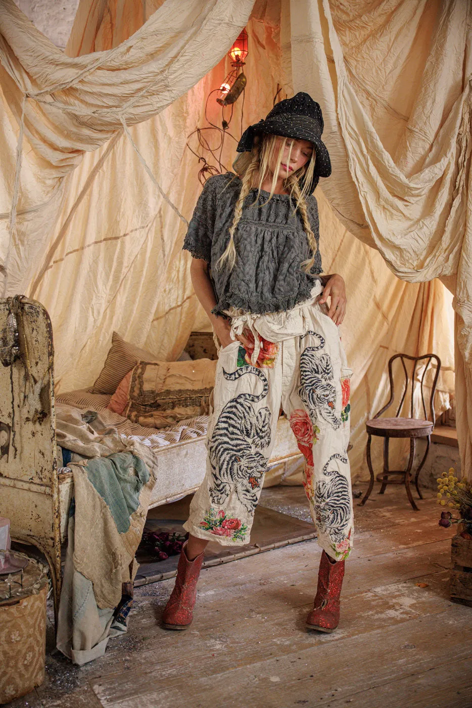 Lace Work Gabriella Blouse sold by Magnolia Pearl product image thumbnail 2