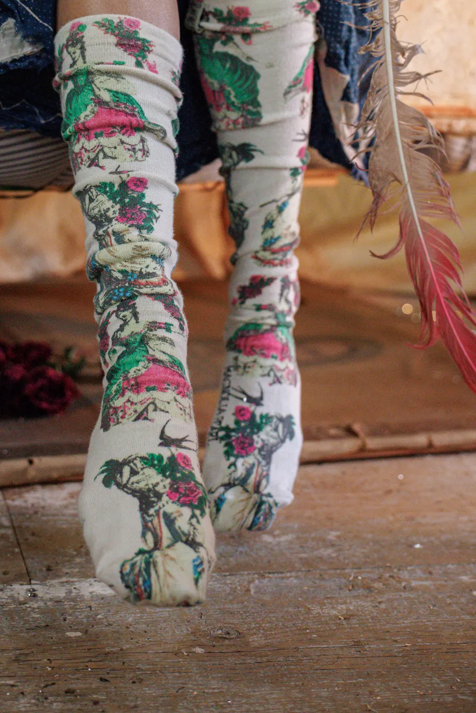 La Dame Verte OTK Socks sold by Magnolia Pearl product image thumbnail 2