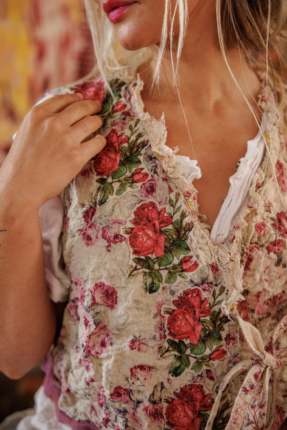 Quilted Nikha Vest sold by Magnolia Pearl product image thumbnail 5