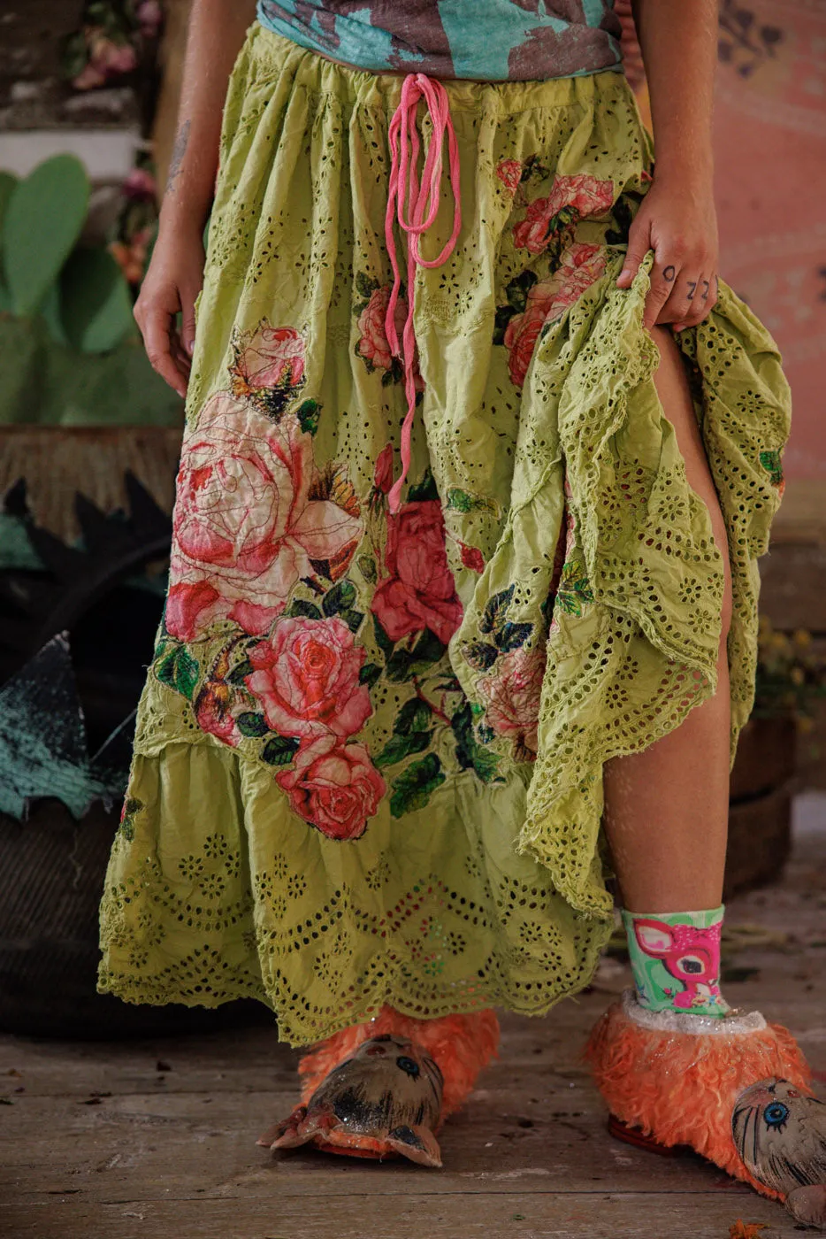 Eyelet Lala Skirt sold by Magnolia Pearl product image thumbnail 2