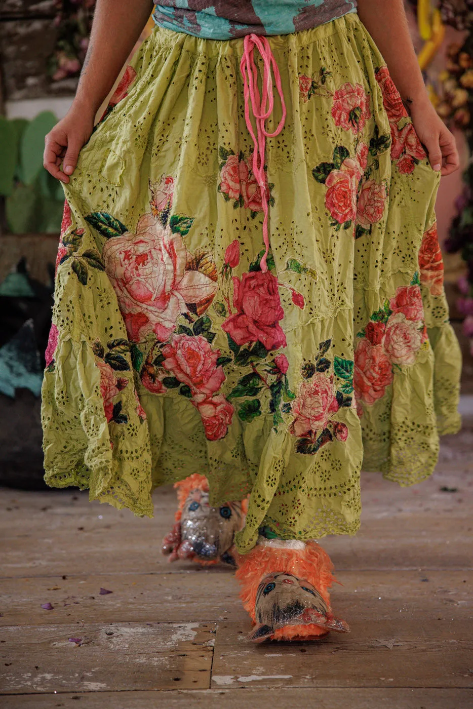 Eyelet Lala Skirt sold by Magnolia Pearl product image thumbnail 3