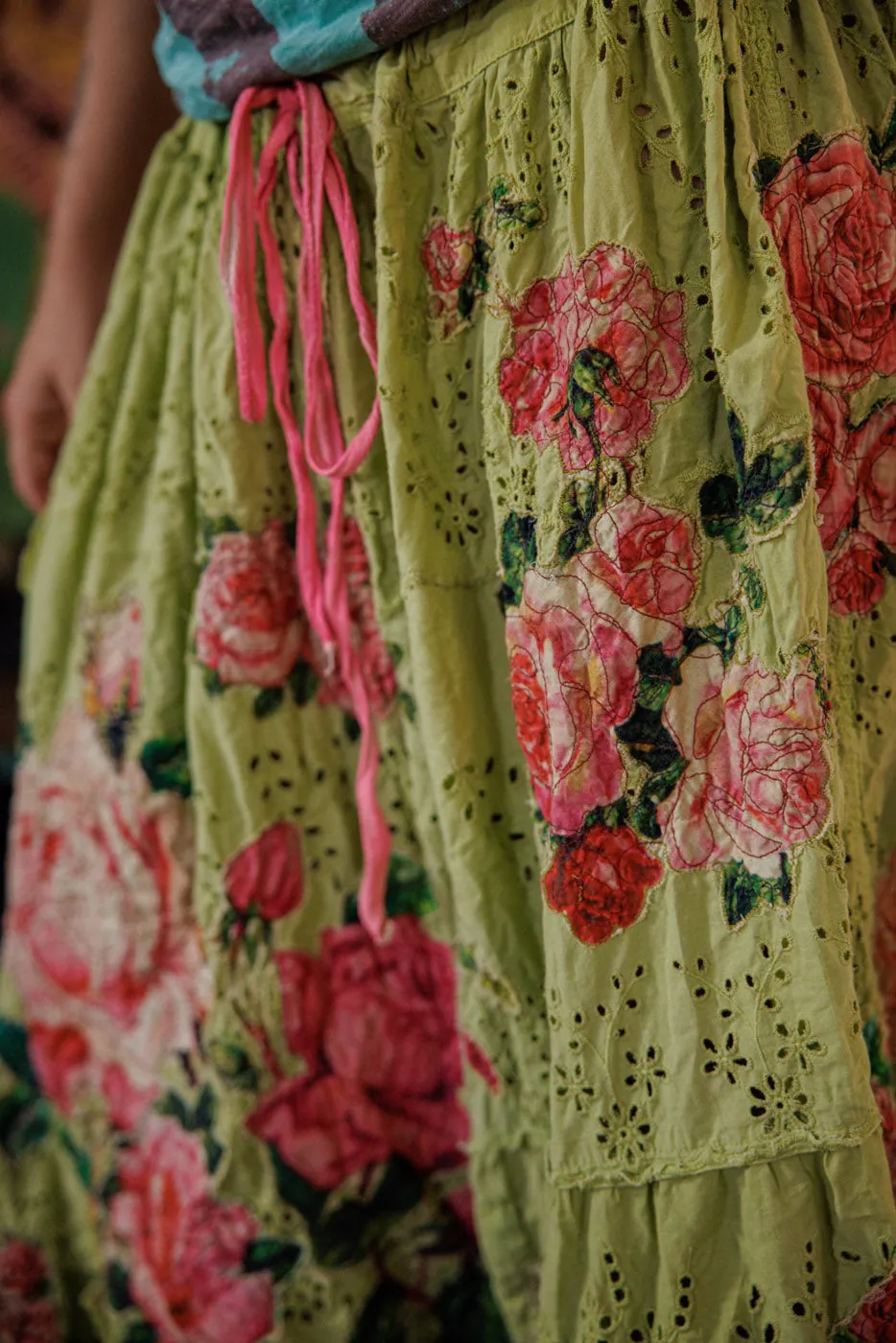 Eyelet Lala Skirt sold by Magnolia Pearl product image thumbnail 4