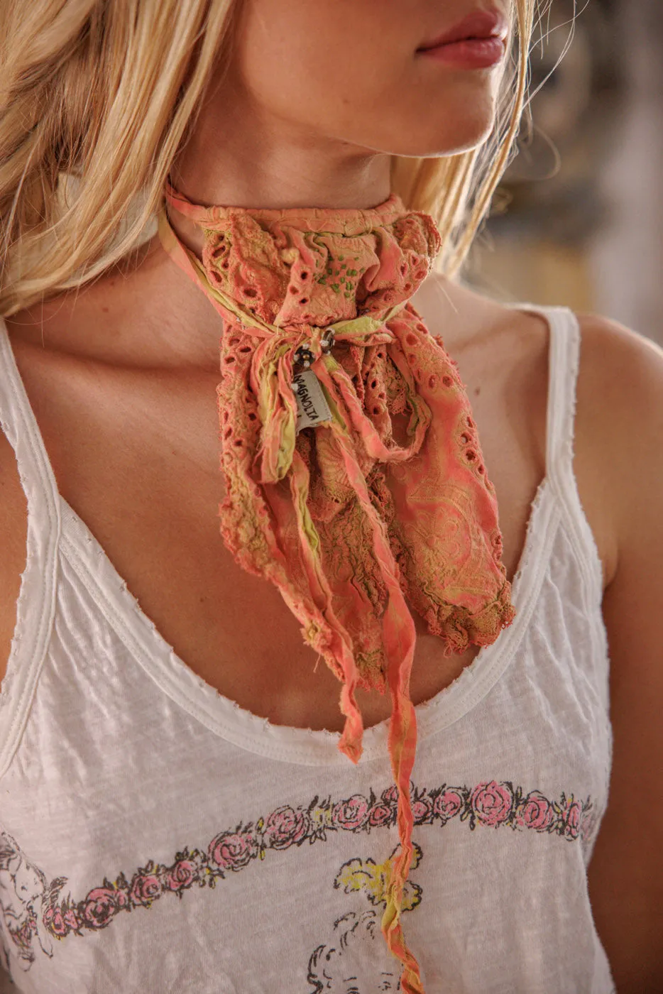 Embroidered Fairen Jabot sold by Magnolia Pearl product image thumbnail 2