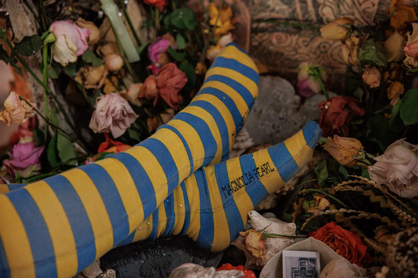 Stripe OTK Socks sold by Magnolia Pearl product image thumbnail 4