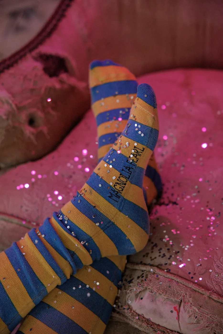 Stripe OTK Socks sold by Magnolia Pearl product image thumbnail 3