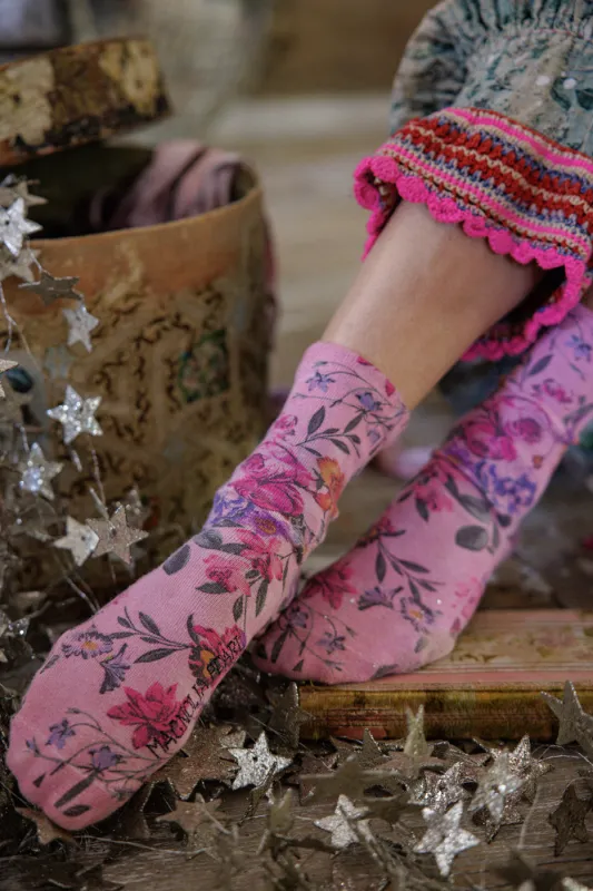 Floral MP Socks sold by Magnolia Pearl