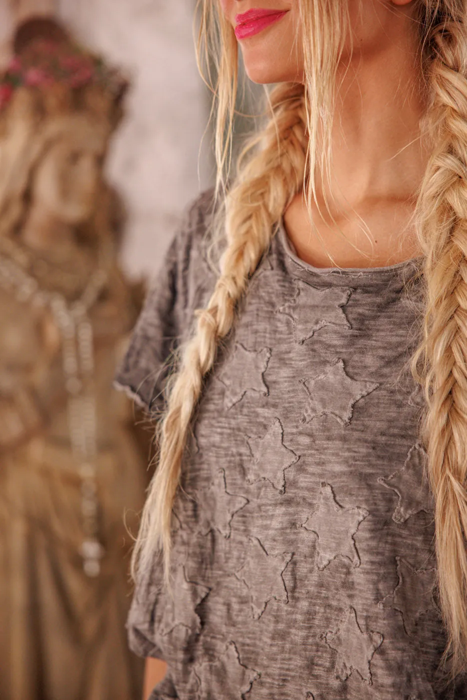 Little Star Appliqué Tee sold by Magnolia Pearl product image thumbnail 4