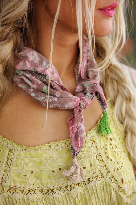 Tassel Handkerchief made by Magnolia Pearl
