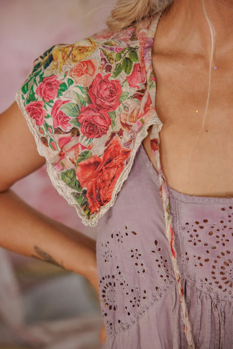 Floral Appliqué Hannes Collar sold by Magnolia Pearl product image thumbnail 3