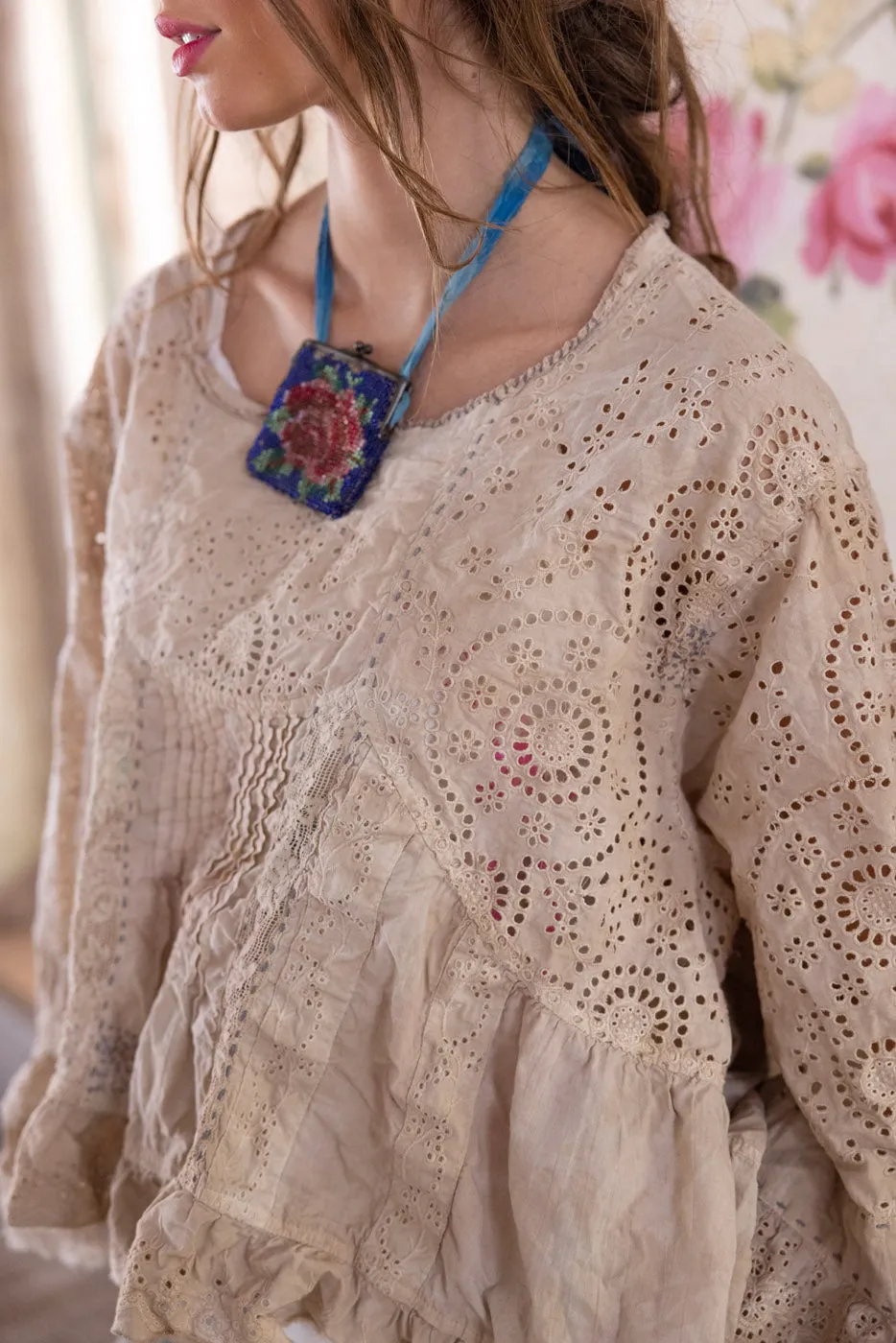 Eyelet Dea Blouse sold by Magnolia Pearl product image thumbnail 3