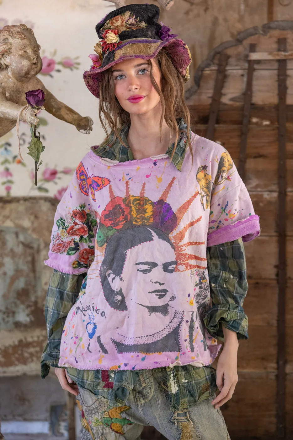 Frida del Sol Vetiver Sweatshirt sold by Magnolia Pearl product image thumbnail 2