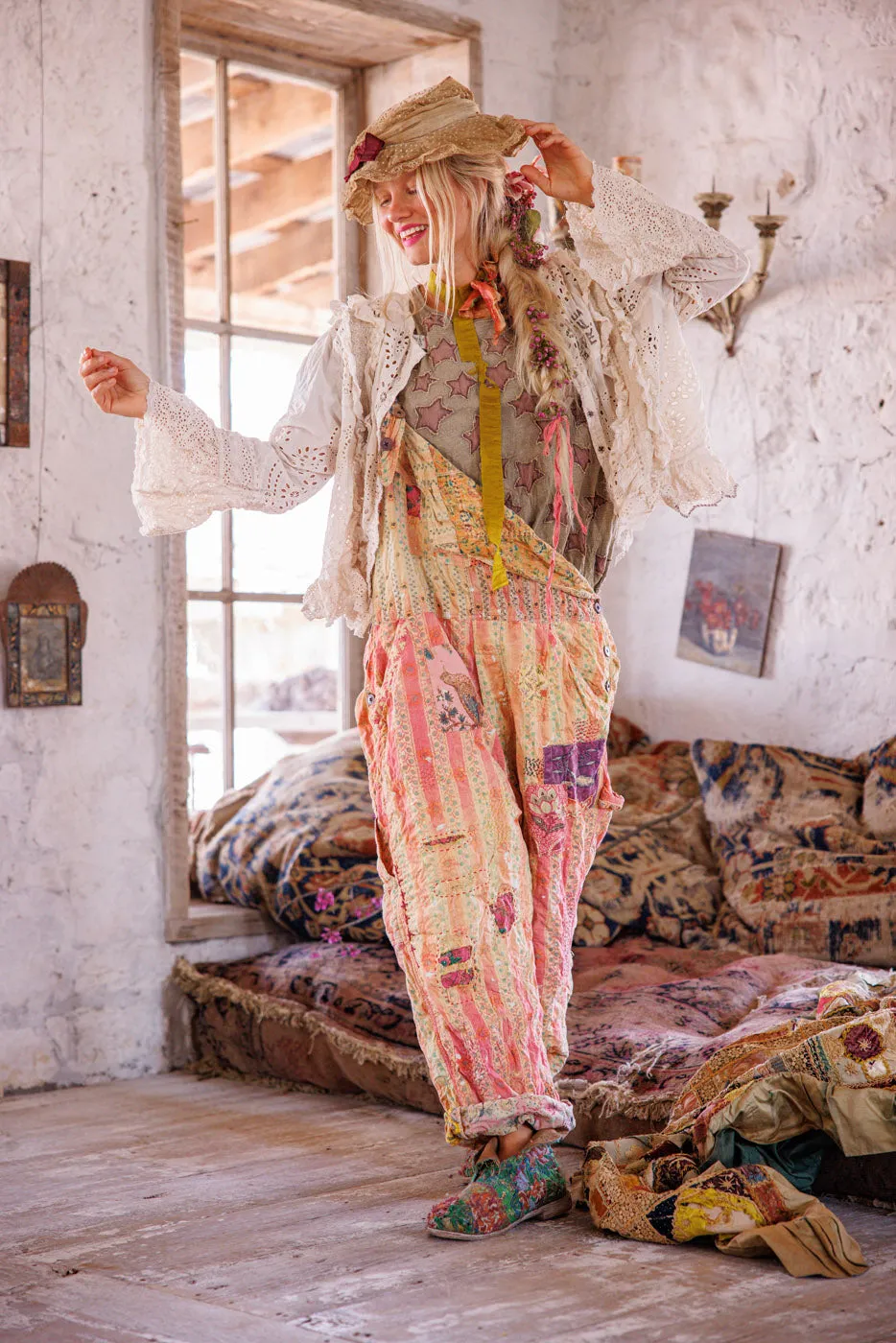 Sunfaded Love Overalls sold by Magnolia Pearl