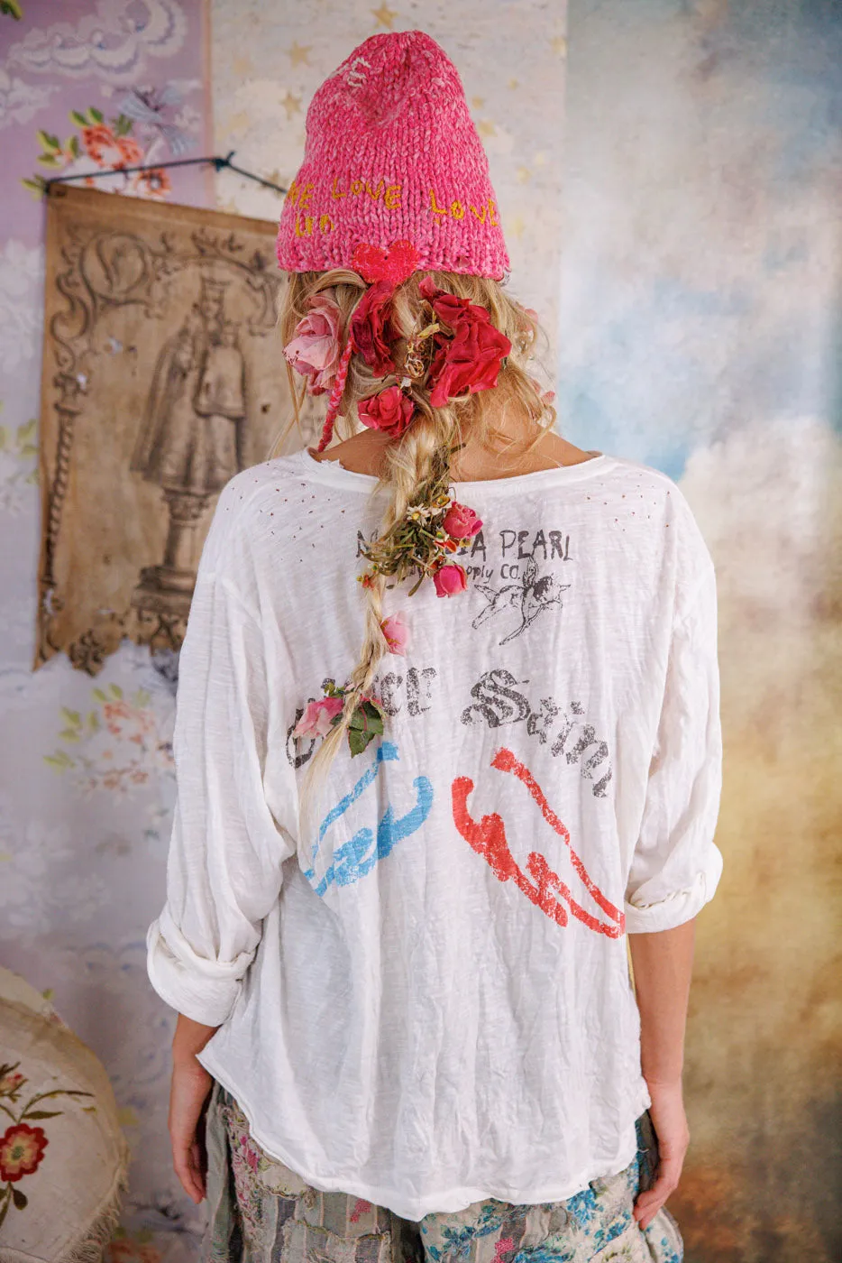 Glitter Saint Viggo Tee sold by Magnolia Pearl product image thumbnail 4