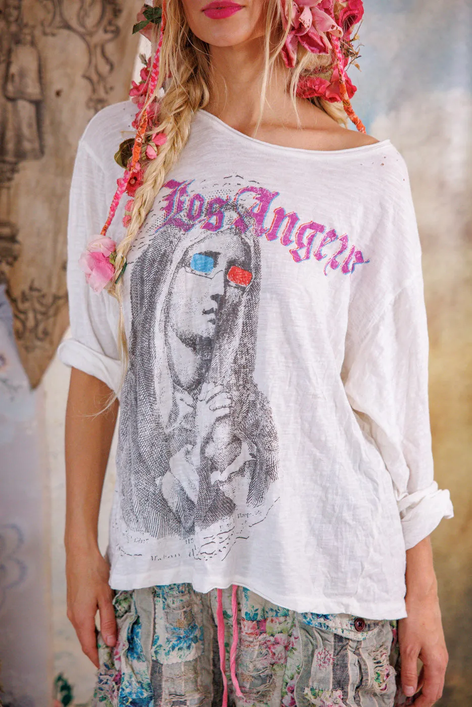 Glitter Saint Viggo Tee sold by Magnolia Pearl product image thumbnail 2