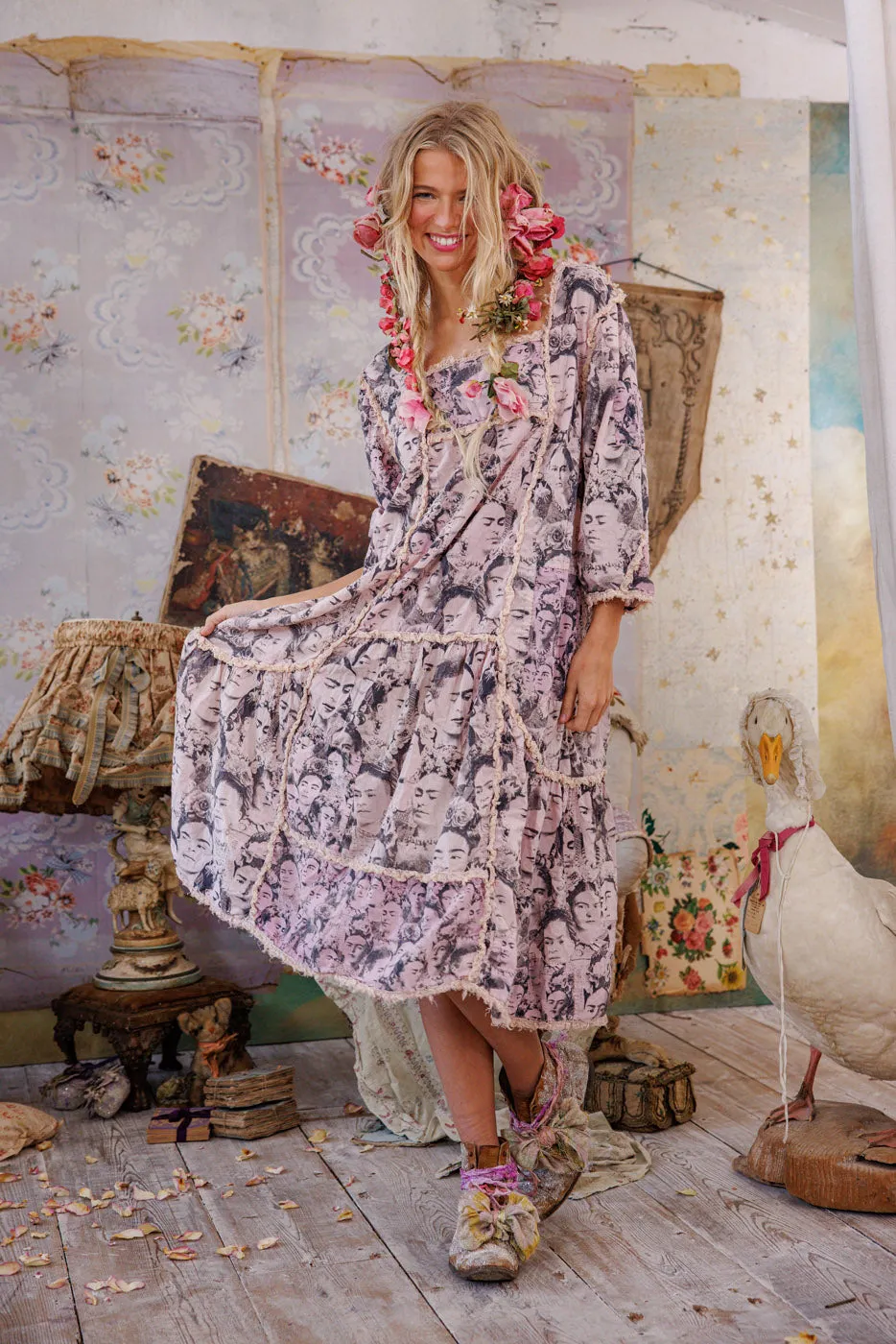 Mural Frida Helenia Dress sold by Magnolia Pearl