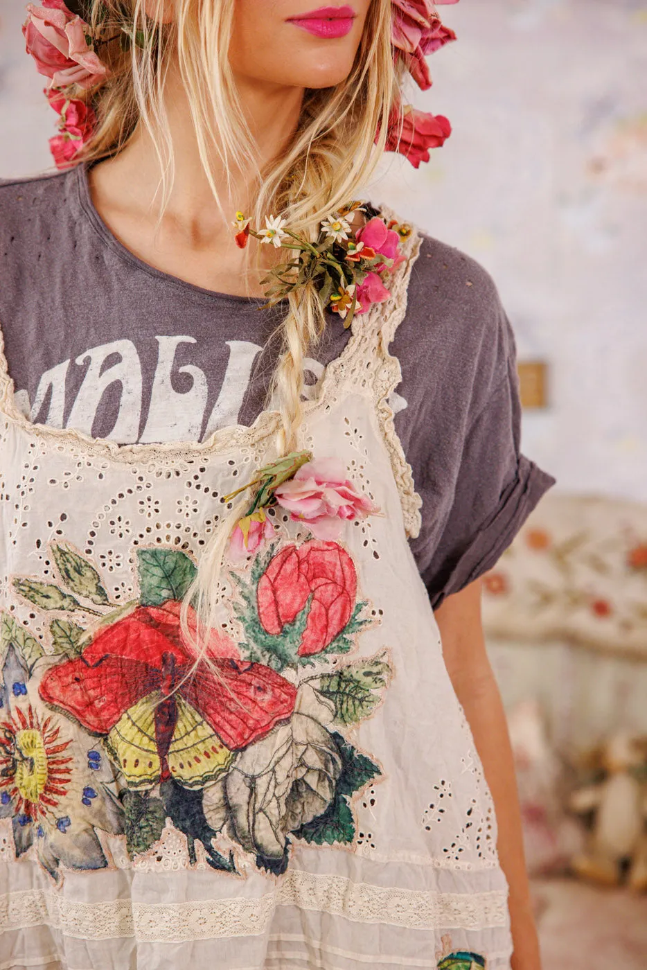 Flor De La Pasion Petrina Tank sold by Magnolia Pearl product image thumbnail 4