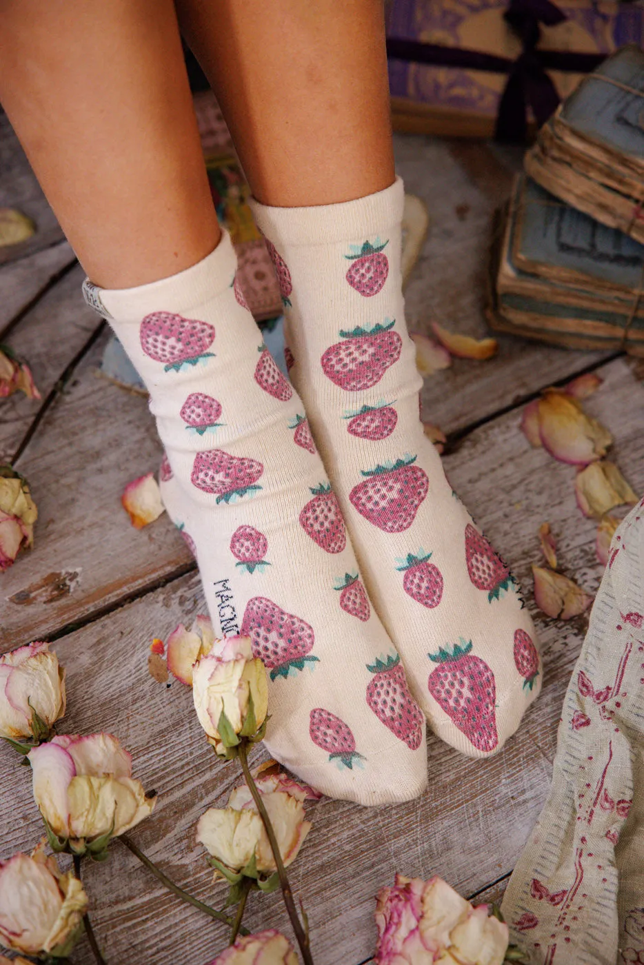 Strawberry MP Socks sold by Magnolia Pearl product image thumbnail 2