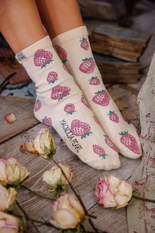 Strawberry MP Socks sold by Magnolia Pearl