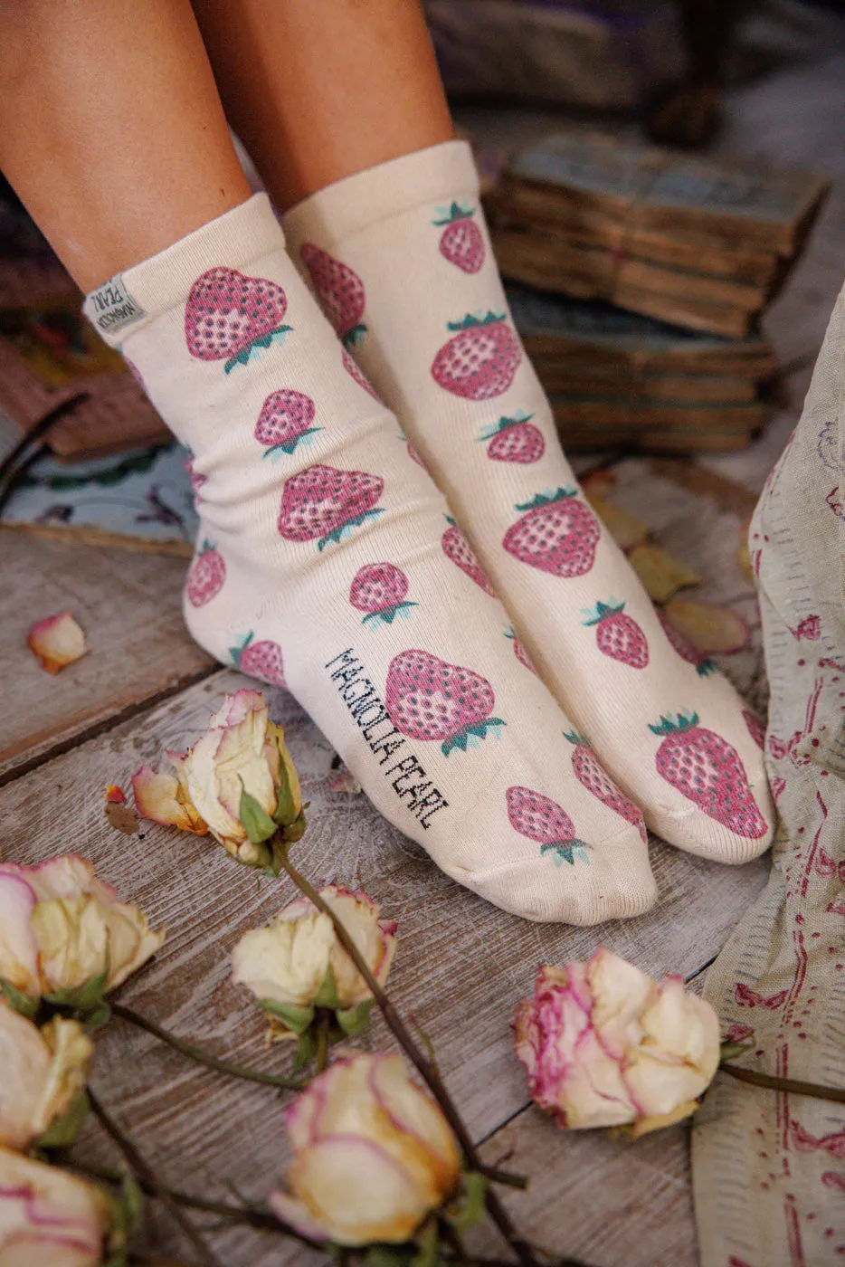 Strawberry MP Socks sold by Magnolia Pearl