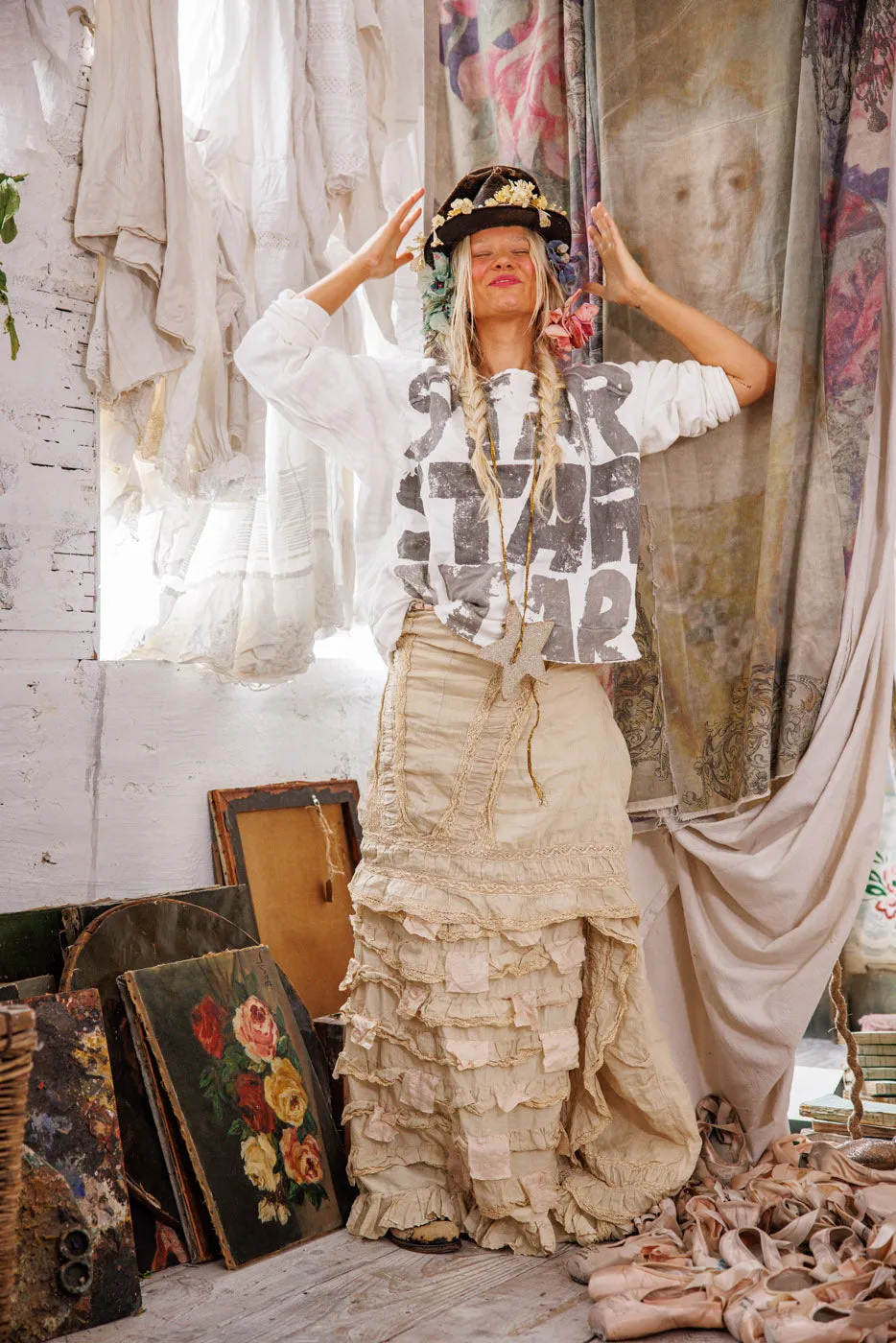 Star Star Star Richi Sweatshirt sold by Magnolia Pearl