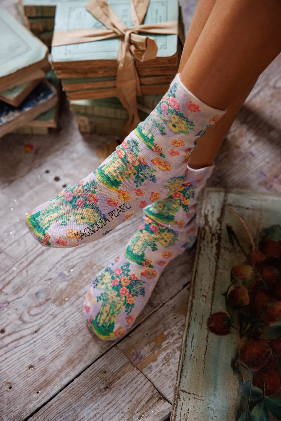 Floral Lamb MP Socks sold by Magnolia Pearl product image thumbnail 2