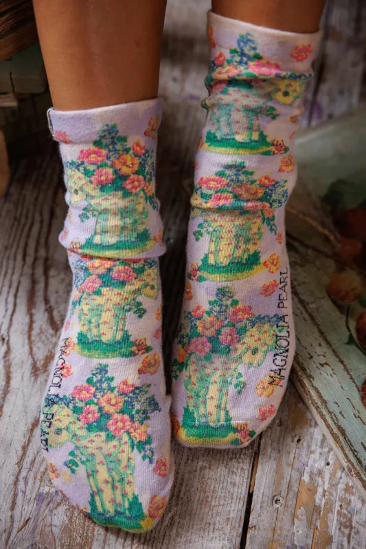 Floral Lamb MP Socks sold by Magnolia Pearl