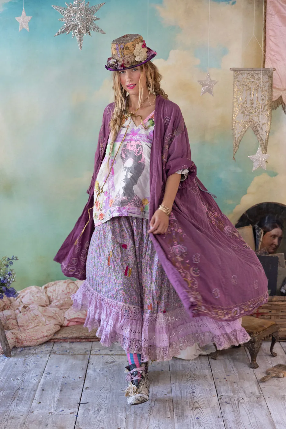 Embroidered Belinay Kimono sold by Magnolia Pearl product image thumbnail 3