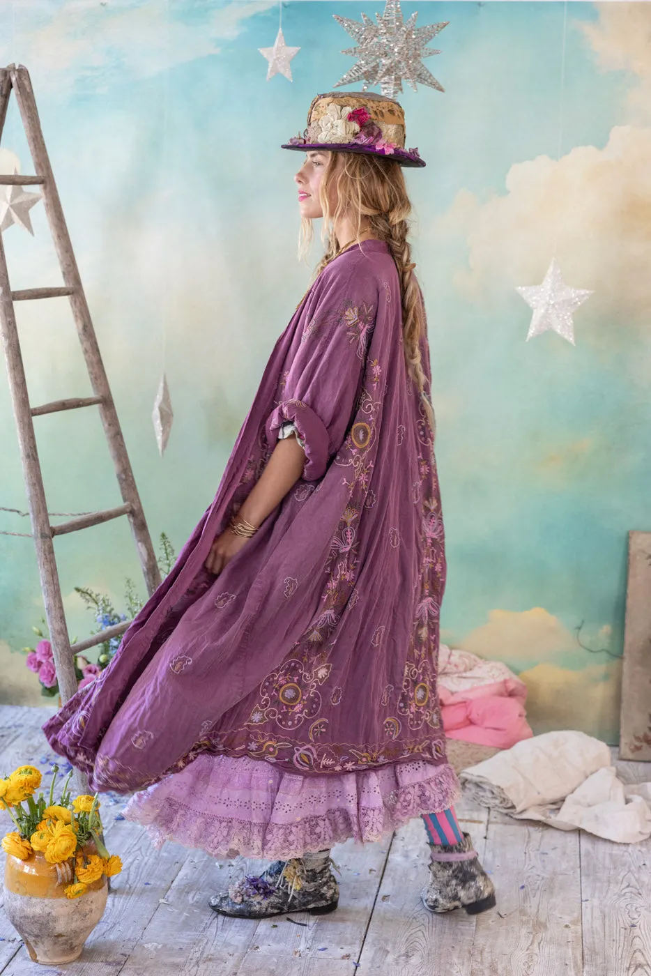 Embroidered Belinay Kimono sold by Magnolia Pearl product image thumbnail 2