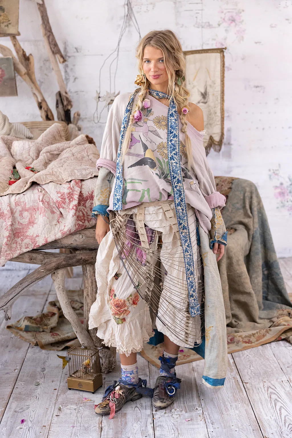 Flight Flowers Frida Nago Sweatshirt sold by Magnolia Pearl