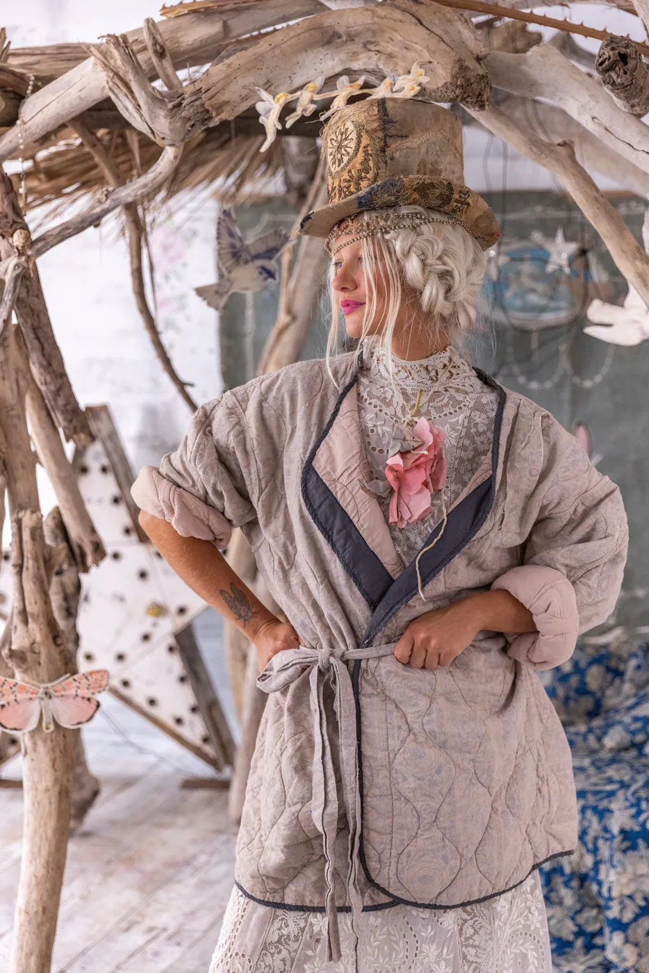 Quilted Aleda Coat sold by Magnolia Pearl product image thumbnail 4