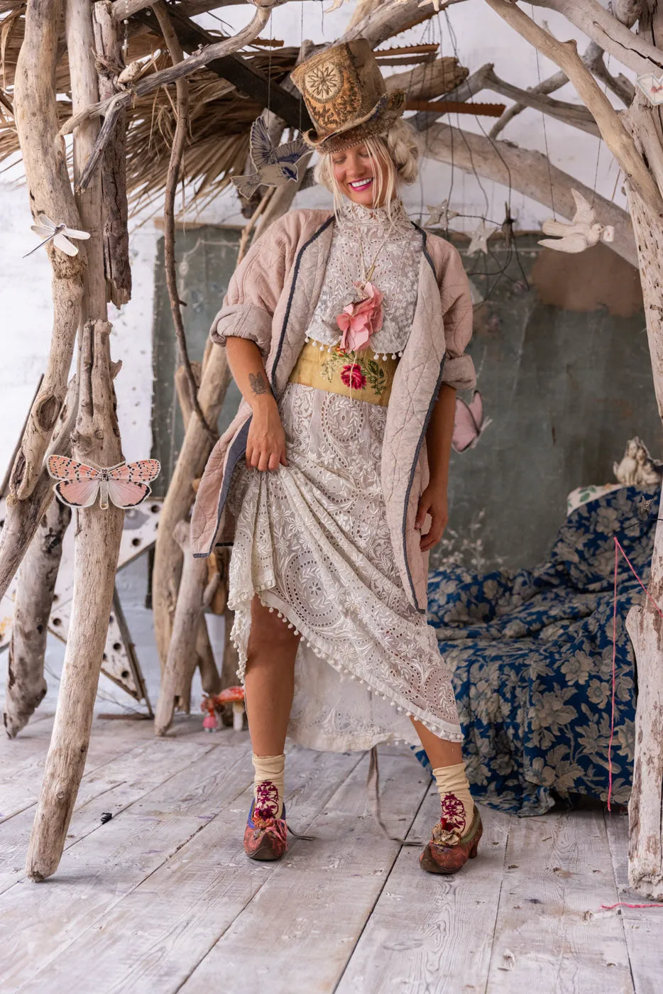 Quilted Aleda Coat sold by Magnolia Pearl