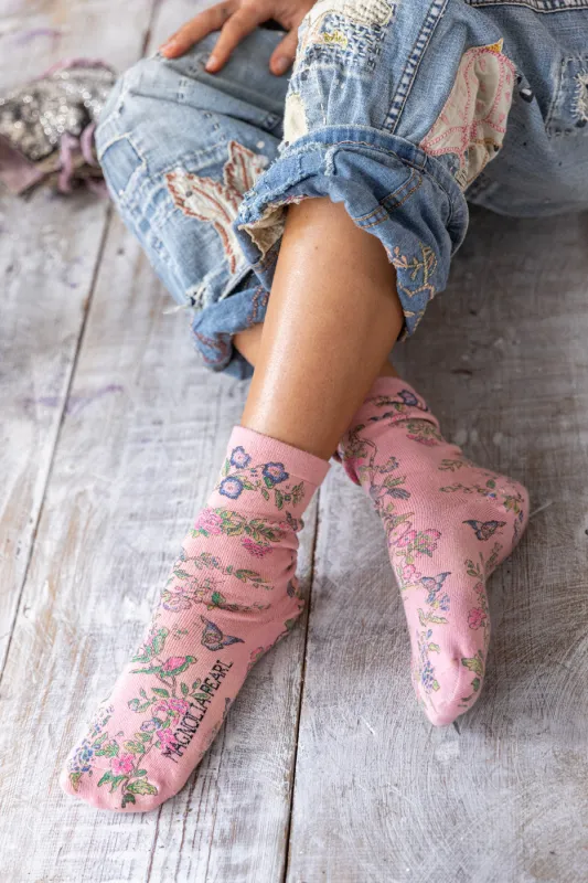 Floral MP Socks sold by Magnolia Pearl