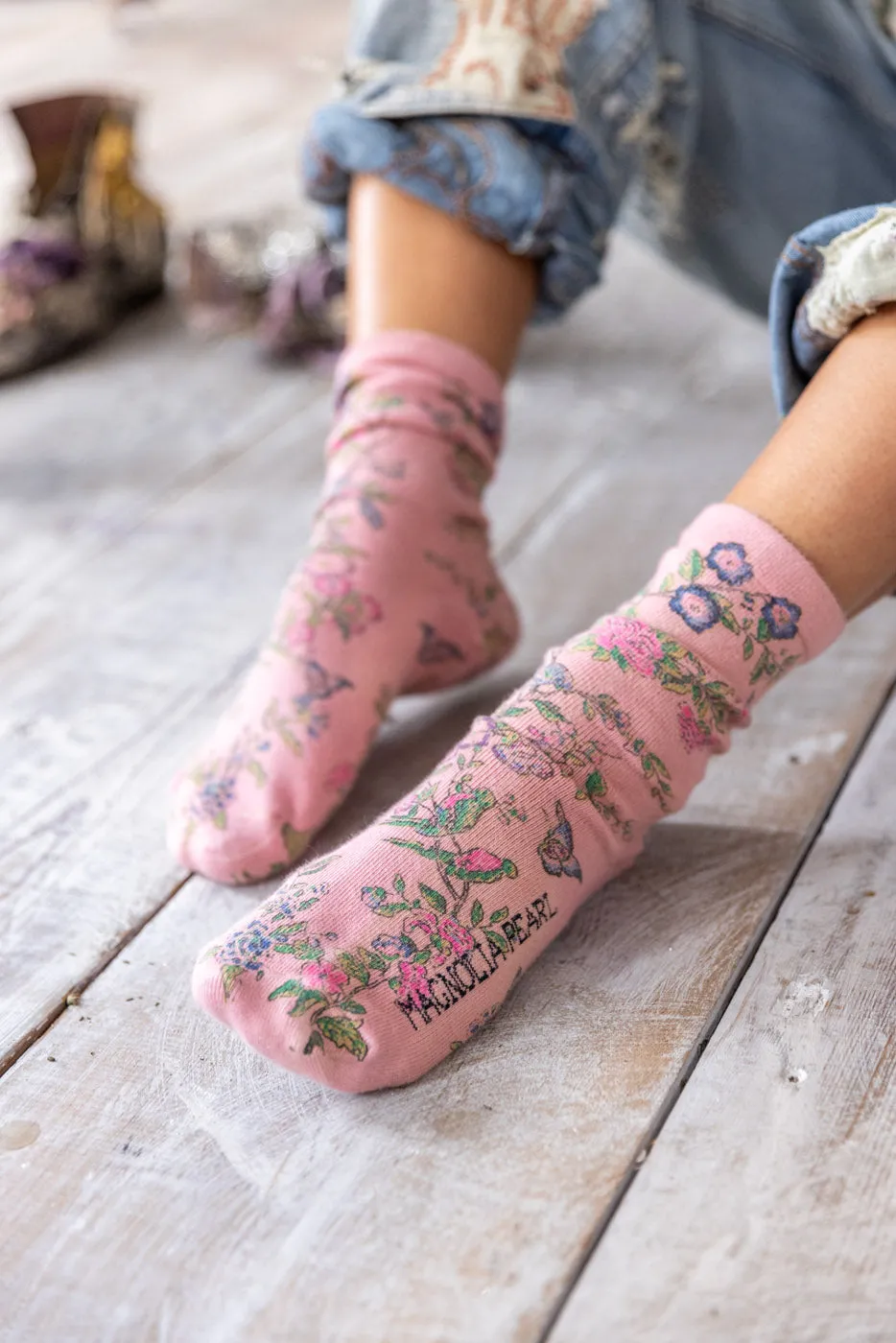 Floral MP Socks sold by Magnolia Pearl product image thumbnail 2