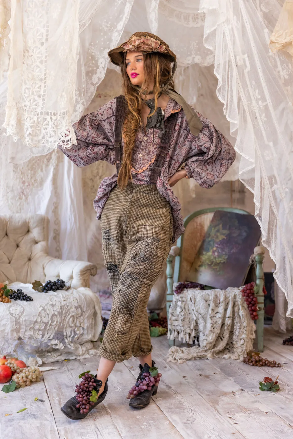 Block Print Tora Shirt sold by Magnolia Pearl