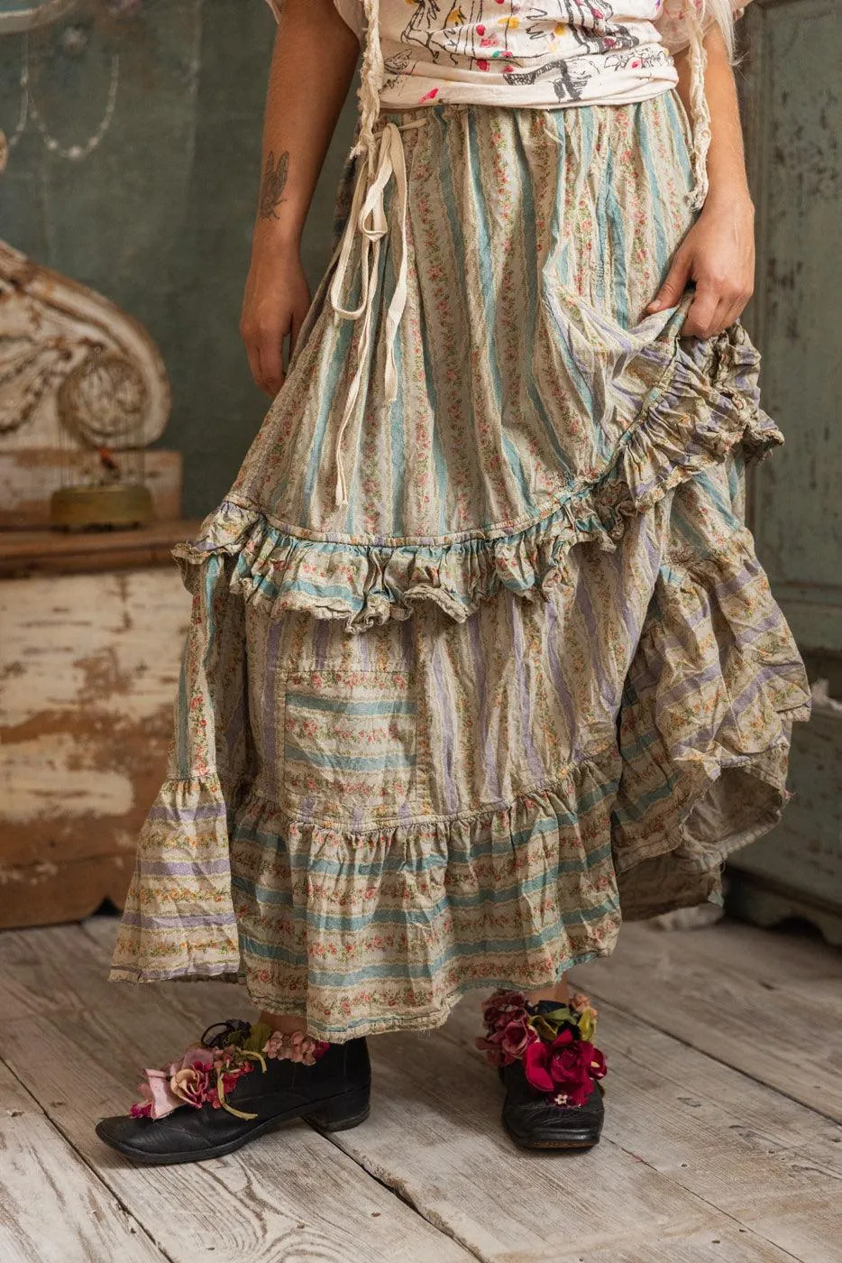 Piecewise Pissarro Skirt sold by Magnolia Pearl product image thumbnail 3