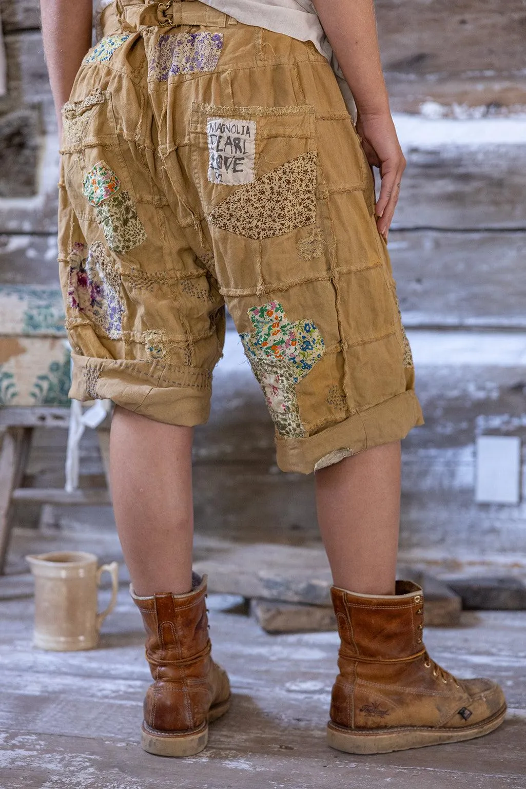 Patchwork Miner Shorts sold by Magnolia Pearl product image thumbnail 5