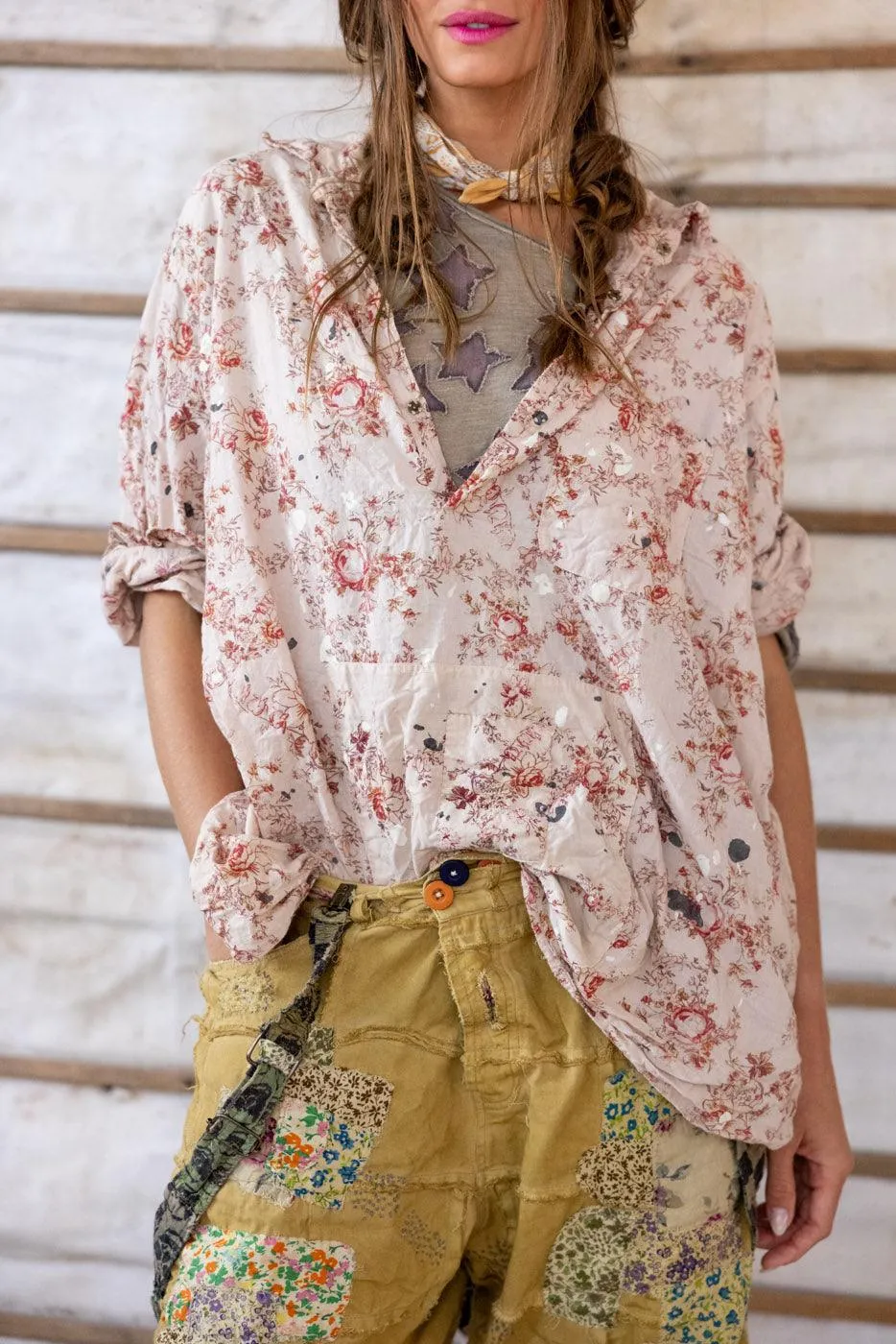 Floral Print Raya Shirt sold by Magnolia Pearl product image thumbnail 3