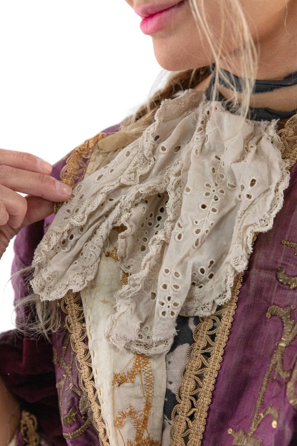 Eyelet Fairen Jabot sold by Magnolia Pearl product image thumbnail 5