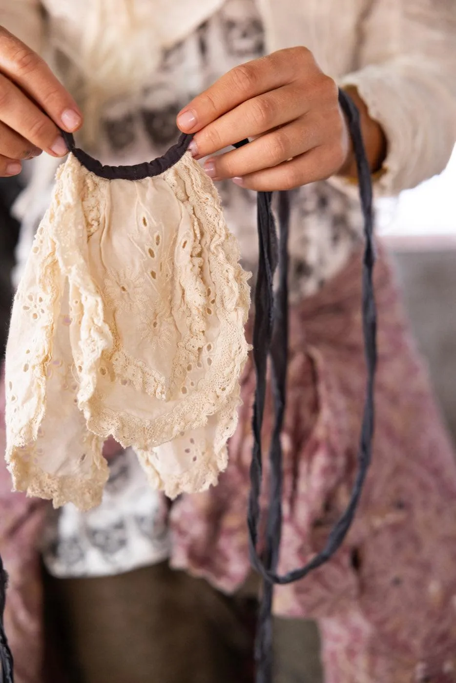 Eyelet Fairen Jabot sold by Magnolia Pearl product image thumbnail 4