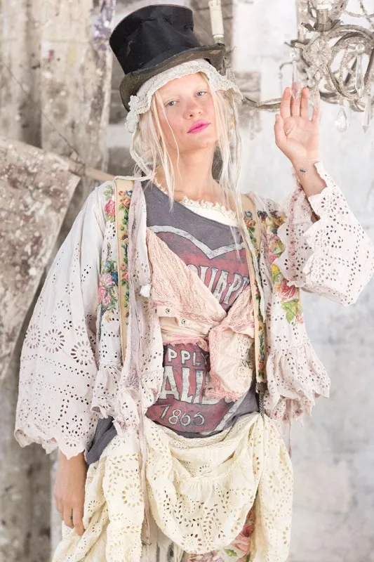 Eyelet Lise Lotte Piano Shawl sold by Magnolia Pearl