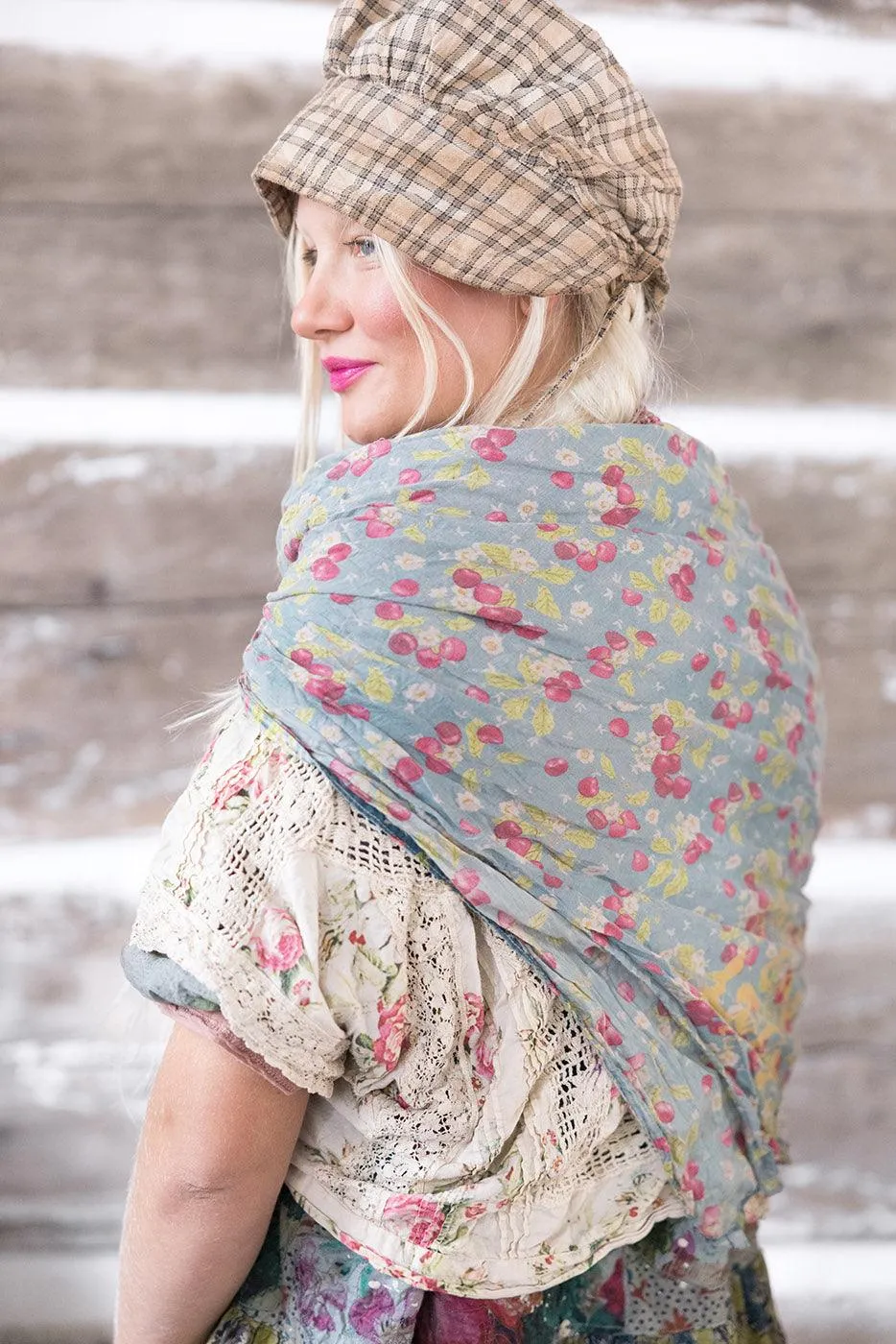 Cherry Picking Scarf sold by Magnolia Pearl product image thumbnail 3