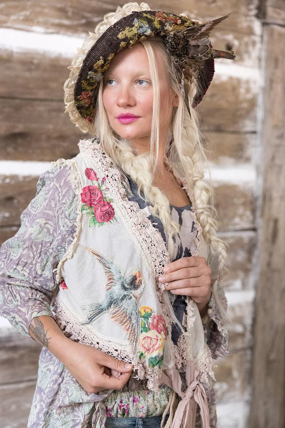 Appliqué Faustine Wrap sold by Magnolia Pearl product image thumbnail 2