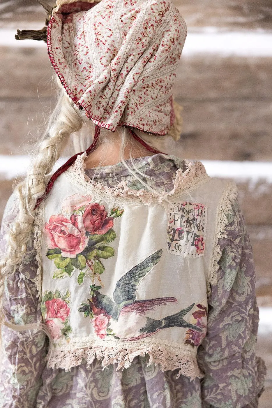 Appliqué Faustine Wrap sold by Magnolia Pearl product image thumbnail 5