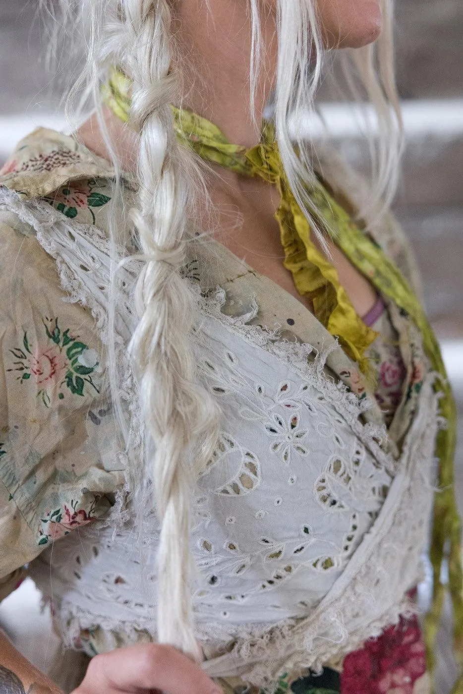 Eyelet Faustine Wrap Tank sold by Magnolia Pearl product image thumbnail 4