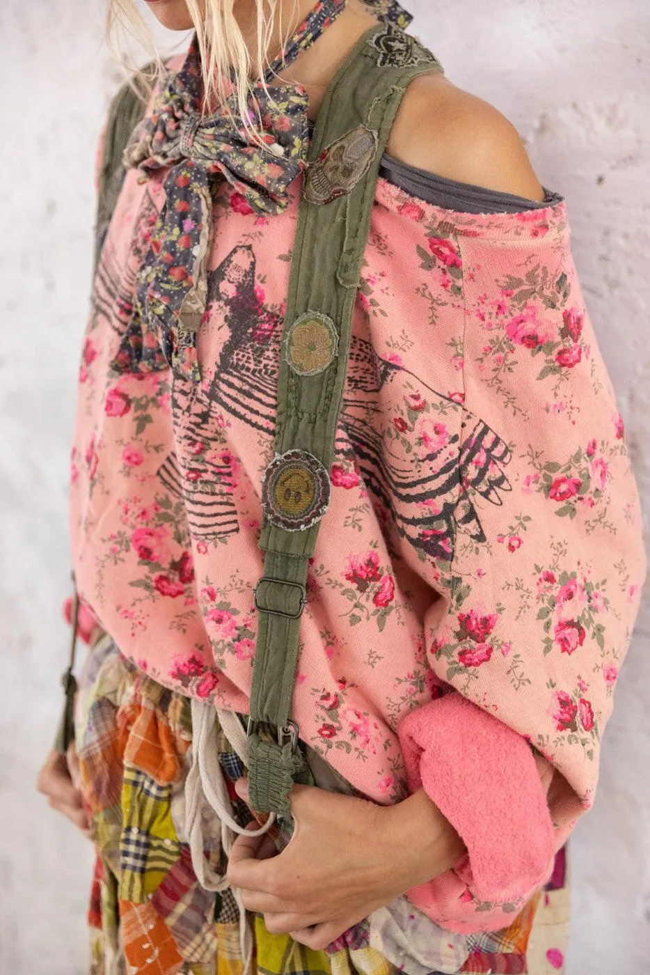 Embroidered Patch Shae Suspender sold by Magnolia Pearl product image thumbnail 2