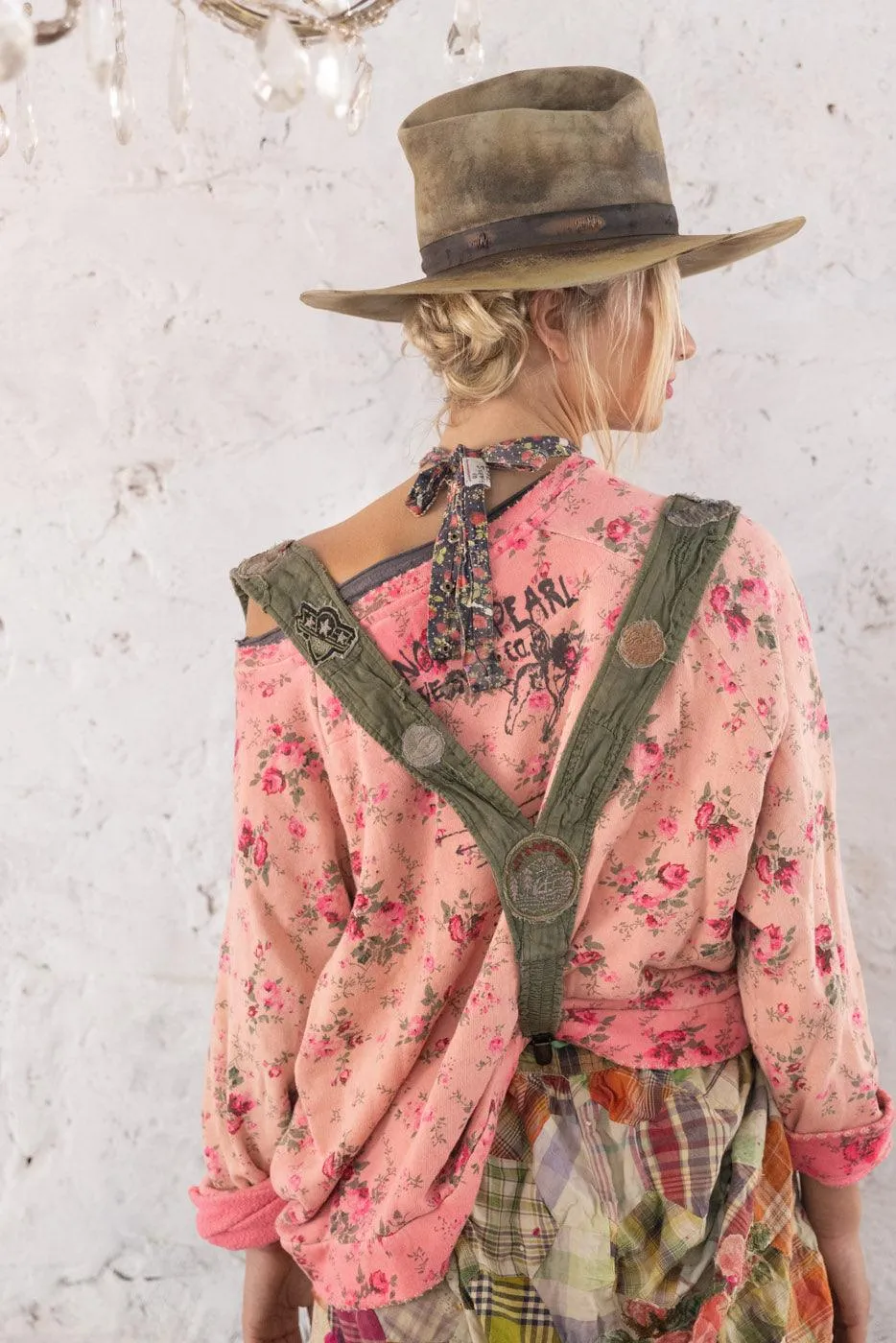 Embroidered Patch Shae Suspender sold by Magnolia Pearl product image thumbnail 4