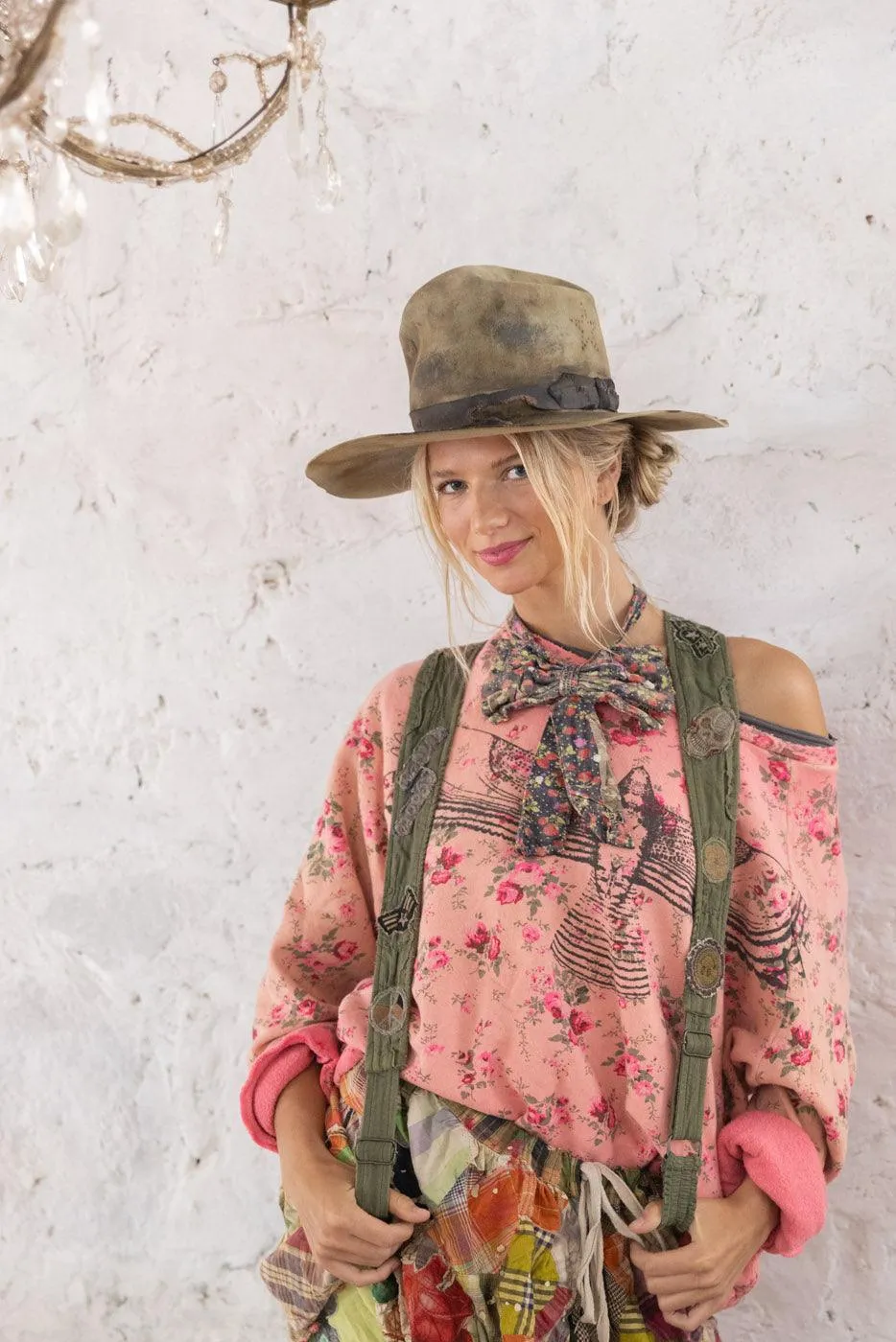 Embroidered Patch Shae Suspender sold by Magnolia Pearl