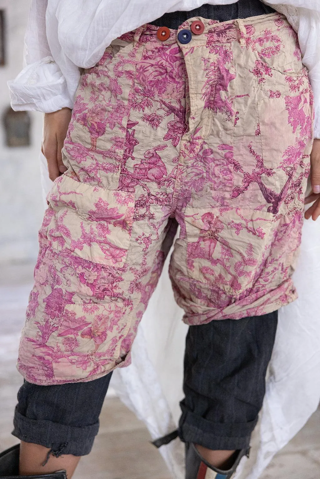 Patchwork Miner Shorts sold by Magnolia Pearl product image thumbnail 3